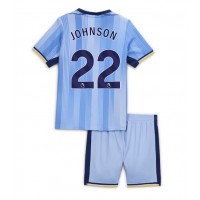 Tottenham Hotspur Brennan Johnson #22 Replika babykläder Bortaställ Barn 2024-25 Kortärmad (+ korta byxor)